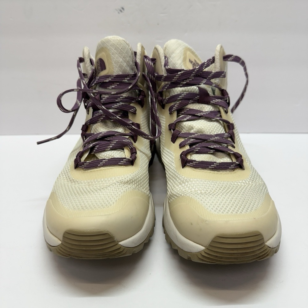 The North Face Hiking Boots Women 10 Futurelight Waterproof Beige Purple Solid